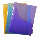 A4 DOUBLE POCKET TABS, PK OF 5